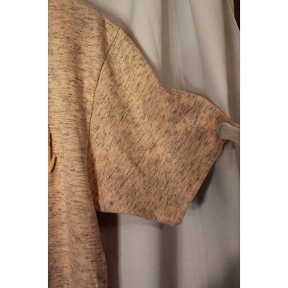 Vintage 90s Mackinac Island Tee Shirt Textile Prints USA Peach/Grey Size Large - Picture 6 of 7